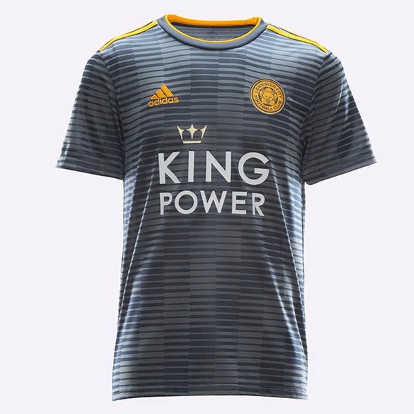 Camiseta Leicester City Tailandia Replica Segunda Ropa 2018/19 Gris